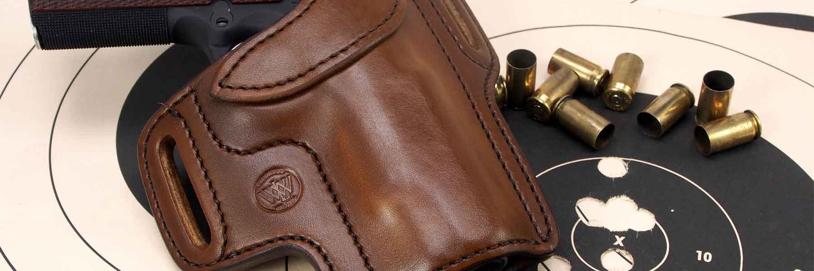 Semi-Automatic Leather Holster(OWB) Low Ride