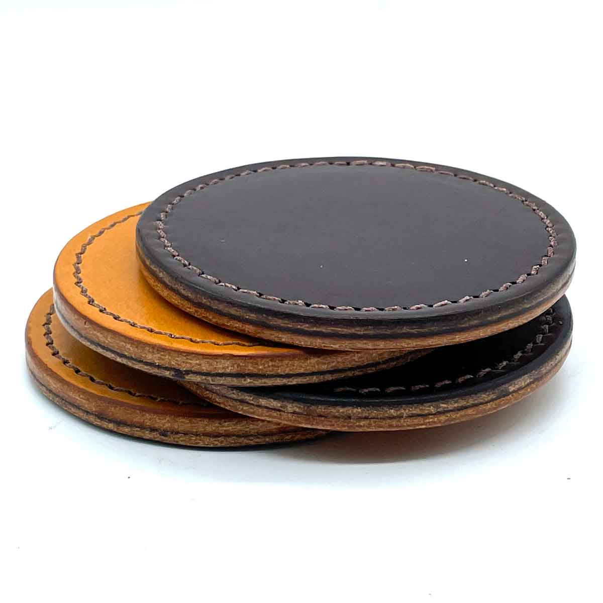 Branded Leather Coasters