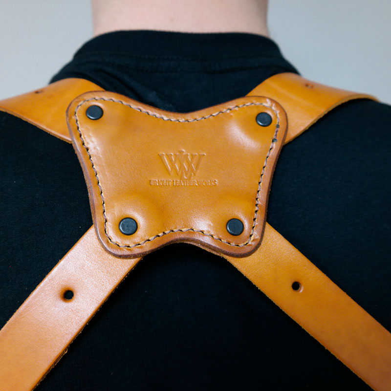 leather shoulder strap
