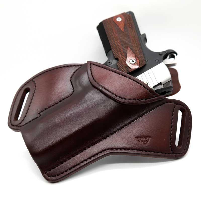 Brown Leather IWB Rough Out High Noon Holster for Colt Mustang Right d Brown Leather IWB Rough Out High Noon Holster for Colt Mustang Right d