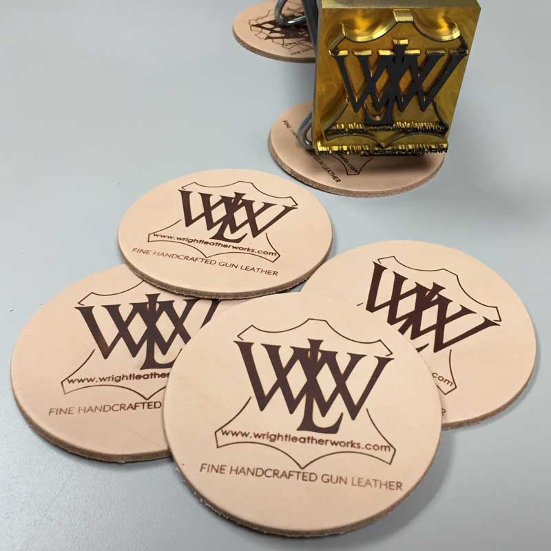 Branded Leather Coasters